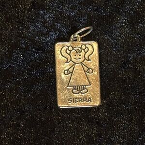 Silver Sierra Pendant Charm